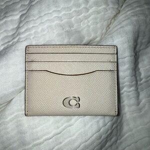 Coach Beige Card Holder